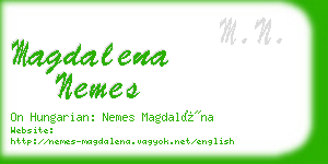 magdalena nemes business card